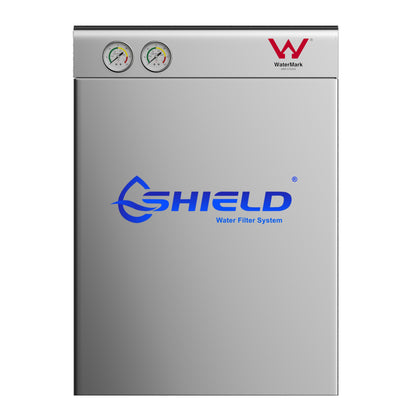 WaterMark Certified 20" x 4.5" Whole House Water Filter System + UV Sterilizer Stainless Steel Cover no filter