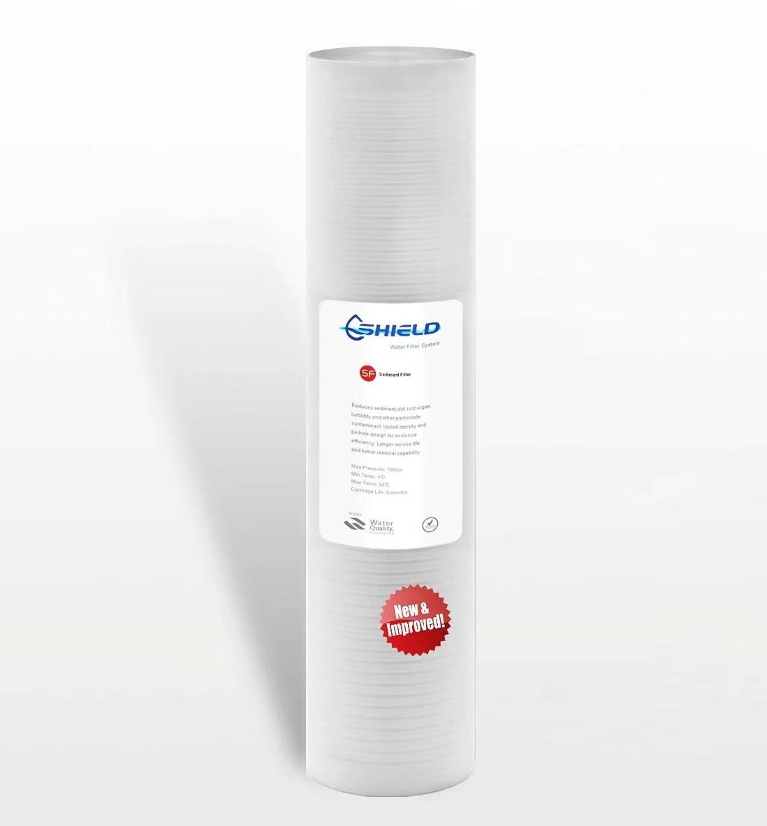 20" x 4.5" Whole House Big Blue Water Filter Cartridges Sediment 1micron (pack of 10)