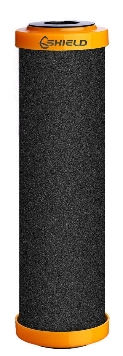 0.5 Micron Carbon Block Filter Remove Lead Fluoride Heavy Metal 10" x 2.5"