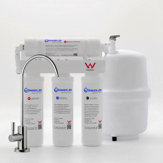 5 Stages Weak Alkaline Reverse Osmosis Water Filter System 150G RO Quick Change